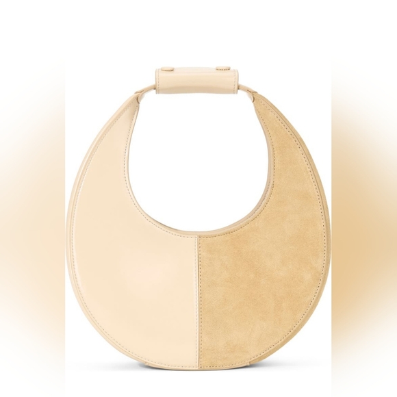 STAUD Mini Moon Split Leather Bag - Picture 10 of 14